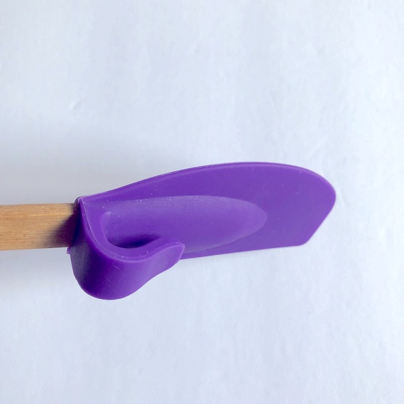 Silicone Spatula w/ Grip Holder Small Tip - Picture 3 of 12